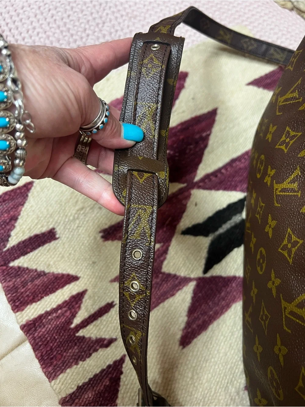 Louis Vuitton Vintage Monogram Nile GM Shoulder Bag